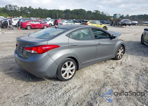 2013 Hyundai Elantra Limited from USA, damaged, VIN 5NPDH4AE8DH242832